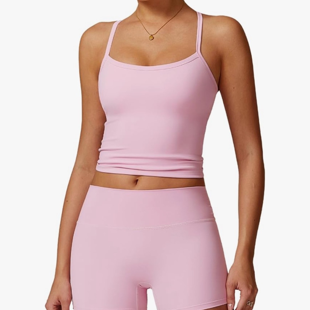 Amazon Pink Women's Tank Top set